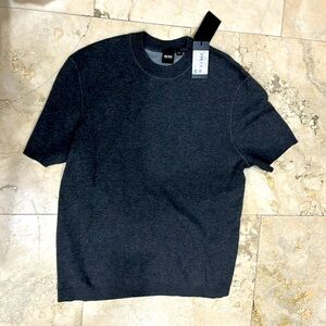Dark gray thick cotton shirt